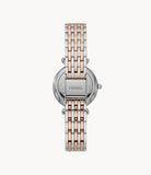 FOSSIL Carlie Mini Three-Hand Two-Tone Stainless Steel Watch - ES4649
