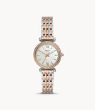 FOSSIL Carlie Mini Three-Hand Two-Tone Stainless Steel Watch - ES4649