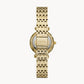 FOSSIL Carlie Mini Three-Hand Gold-Tone Stainless-Steel Watch ES4735