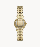 FOSSIL Carlie Mini Three-Hand Gold-Tone Stainless-Steel Watch ES4735