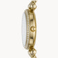 FOSSIL Carlie Mini Three-Hand Gold-Tone Stainless-Steel Watch ES4735