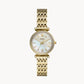 FOSSIL Carlie Mini Three-Hand Gold-Tone Stainless-Steel Watch ES4735