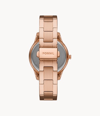 FOSSIL Stella Sport Multifunction Rose Gold-tone Stainless Steel Watch  ES5109