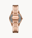 FOSSIL Stella Sport Multifunction Rose Gold-tone Stainless Steel Watch - ES5109