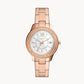 Stella Three-Hand Date Rose Gold-Tone Stainless Steel Watch ES5131