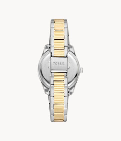 Scarlette Three-Hand Day-Date Two-Tone Stainless Steel Watch ES5198