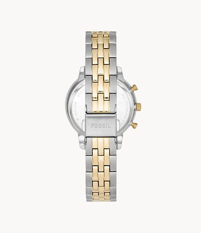 FOSSIL Neutra Chronograph Two-Tone Stainless Steel Watch - ES5216 - KRISHNA WATCH COMPANY
