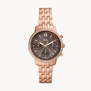 Neutra Chronograph Rose Gold-Tone Stainless Steel Watch ES5218 - KRISHNA WATCH COMPANY