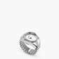 FOSSIL Watch Ring Two-Hand Stainless Steel ES5245
