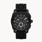 Machine Chronograph Black Silicone Watch FS4487