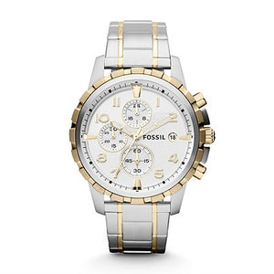 FOSSIL Dean Chronograph Stainless Steel Watch - FS4795 - KRISHNA WATCH COMPANY