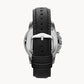 FOSSIL Grant Chronograph Black Leather Watch FS4812