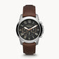 Grant Chronograph Brown Leather Watch FS4813