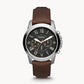 FOSSIL Grant Chronograph Brown Leather Watch FS4813