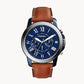 Grant Chronograph Light Brown Leather Watch FS5151