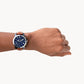 Grant Chronograph Light Brown Leather Watch FS5151