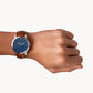 The Minimalist Slim Three-Hand Light Brown Leather Watch FS5304
