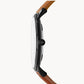 The Minimalist Slim Three-Hand Light Brown Leather Watch FS5305