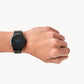 The Minimalist Slim Three-Hand Black Stainless Steel Watch FS5308