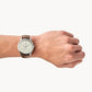 The Minimalist Three-Hand Brown Leather Watch  FS5439