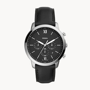 Neutra Chronograph Black Leather Watch FS5452 - KRISHNA WATCH COMPANY