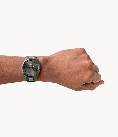 Fossil The Minimalist Three-Hand Smoke Watch - FS5459 - KRISHNA WATCH COMPANY
