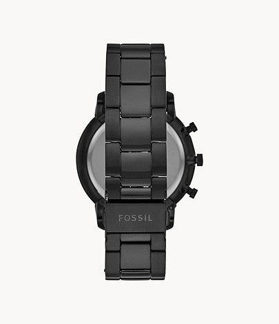 FOSSIL Neutra Chronograph Black Stainless Steel Watch - FS5525 - KRISHNA WATCH COMPANY