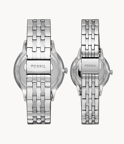 His & Her Three-Hand Stainless Steel Watch Box Set FS5562SET