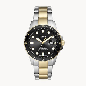 FB-01 Three-Hand Date Two-Tone Stainless Steel Watch FS5653 - KRISHNA WATCH COMPANY