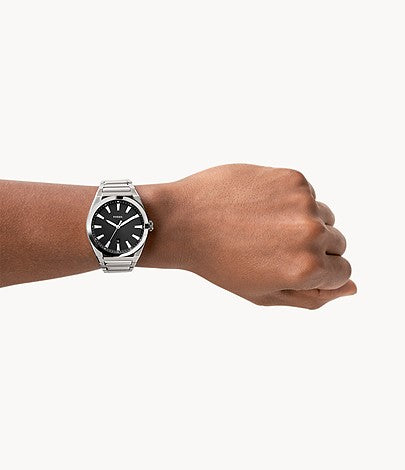 Everett Three-Hand Date Stainless Steel Watch FS5821