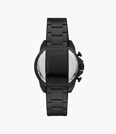 Bronson Chronograph Black Stainless Steel Watch FS5851