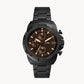 Bronson Chronograph Black Stainless Steel Watch FS5851