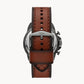 Bronson Chronograph Brown Eco Leather Watch FS5855