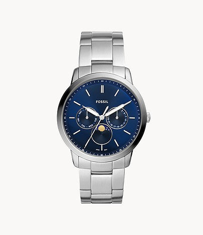 FOSSIL Neutra Moonphase Multifunction Stainless Steel Watch FS5907
