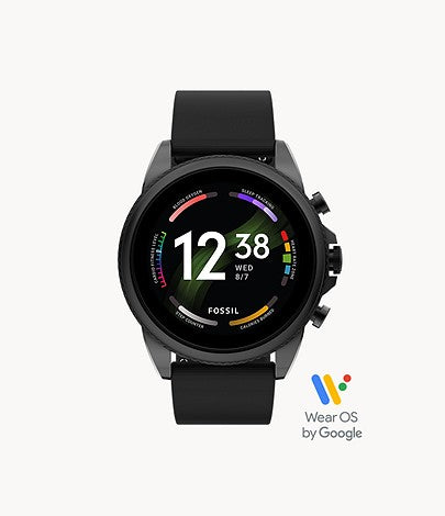 Fossil Gen 6 Smartwatch Black Silicone - FTW4061 - KRISHNA WATCH COMPANY