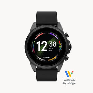 Fossil Gen 6 Smartwatch Black Silicone - FTW4061 - KRISHNA WATCH COMPANY