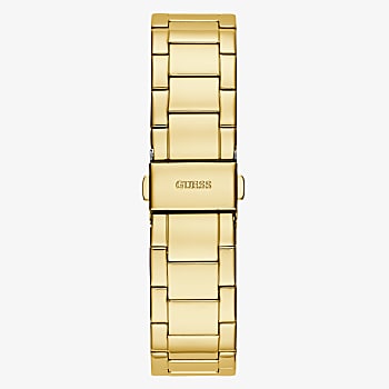 Guess Gold Tone Case Gold Tone Stainless Steel Watch GW0320L2