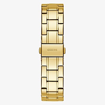 Guess Gold Tone Case Gold Tone Stainless Steel Watch GW0405L2