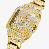 Guess Gold Tone Case Gold Tone Stainless Steel Watch GW0472L2