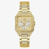 Guess Gold Tone Case Gold Tone Stainless Steel Watch GW0472L2