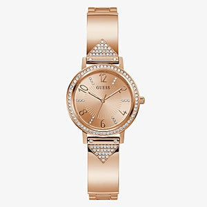 Guess Rose Gold Tone Case Rose Gold Tone Stainless Steel Watch GW0474L3 - KRISHNA WATCH COMPANY