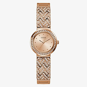 Guess Rose Gold Tone Case Rose Gold Tone Stainless Steel Watch GW0476L3 - KRISHNA WATCH COMPANY