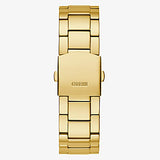 Guess Gold Tone Case Gold Tone Stainless Steel Watch GW0493G2