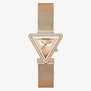 Guess Rose Gold Tone Case Rose Gold Tone Stainless Steel/Mesh Watch - GW0508L3 - KRISHNA WATCH COMPANY