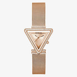 Guess Rose Gold Tone Case Rose Gold Tone Stainless Steel/Mesh Watch - GW0508L3