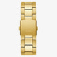 Guess Gold Tone Case Gold Tone Stainless Steel Watch GW0539G2