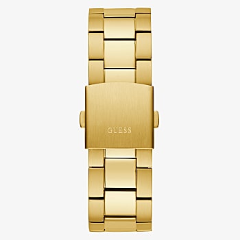 Guess Gold Tone Case Gold Tone Stainless Steel Watch GW0539G2