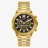 Guess Gold Tone Case Gold Tone Stainless Steel Watch GW0539G2