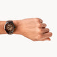 FOSSIL Townsman Automatic Dark Brown Leather Watch ME3098