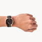 Townsman Automatic Black Leather Watch ME3170